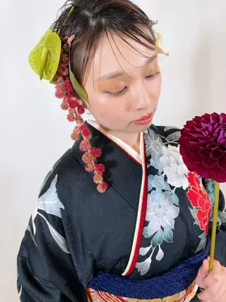 ヘアアレンジ ショート saito .のヘアスタイル