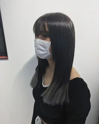 ロング カラー Selene 難波店 店長SHINTANIのヘアスタイル