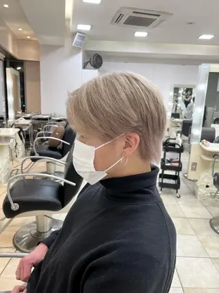 ショート 韓国レイヤー×モテ髪 /MITSUKI🤍のヘアスタイル