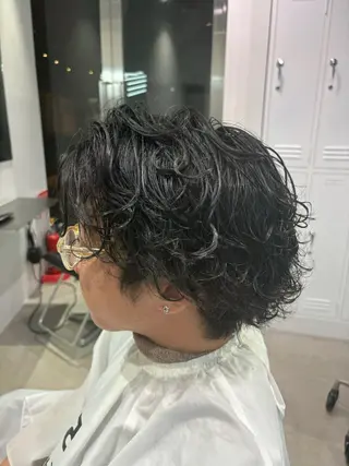 ショート パーマ ☀️fifth天神 英令🌙のヘアスタイル