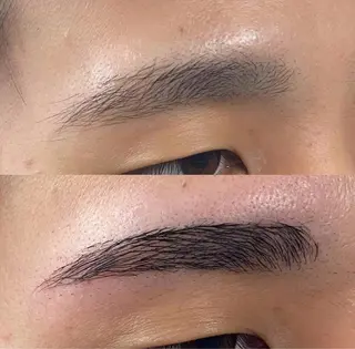 メンズ アイブロウ 吉川 鉄渉のヘアスタイル