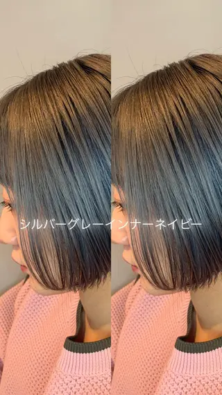ショート カラー YAMADA KAITOのヘアスタイル