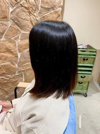 ミディアム カラー 透明感カラー🌈 菊池 結衣のヘアスタイル