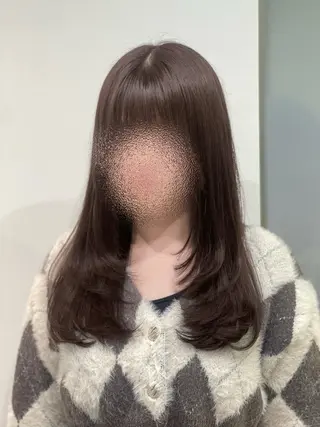 セミロング mana/髪質改善/ ヘアセット/パーマのヘアスタイル