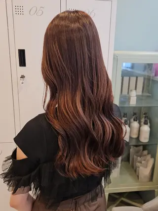 ロング カラー ミク🇰🇷 /Agu hairのヘアスタイル