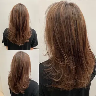 ロング カラー ヘアアレンジ hair salon darts所属・髪質改善/美髪ケア ✨岡野右京のヘアスタイル