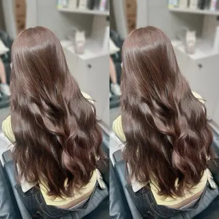 ロング カラー SALON VILLAGE 表参道所属・宮下侑爽/透明感 /可愛い×大人カラーのヘアスタイル
