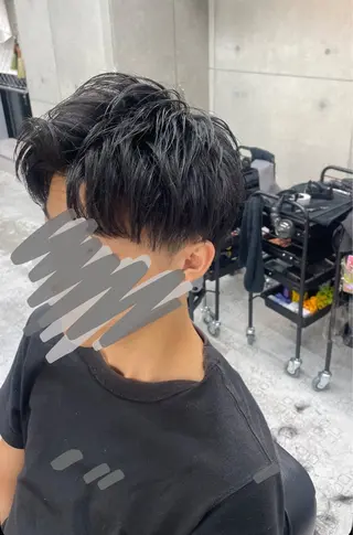 ミディアム メンズ CHROM TOKYO A.L.T所属・藪 清正のヘアスタイル