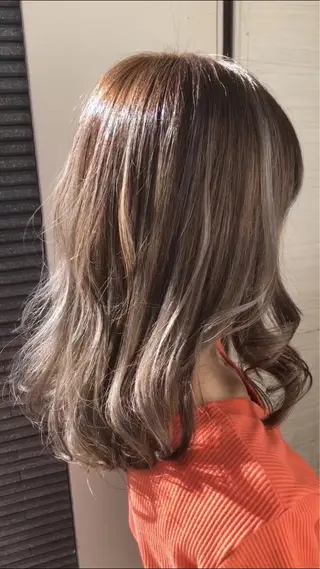 ミディアム カラー ✨髪質改善✨ 田西　基彦のヘアスタイル