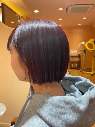 ミディアム モリオフロムロンドン原宿本店所属・ショート/ボブ/ハイ トーン/Nanahaのヘアスタイル