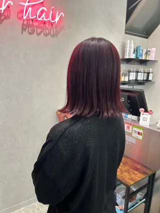 ミディアム カラー ♡インナーカラー♡ 💗kairi💗のヘアスタイル