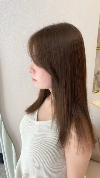 ロング 赤味消しcolor 🌿🤍Ayaのヘアスタイル