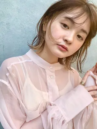 ミディアム 赤み消し/透明感 🪽◝✩ 武者春花のヘアスタイル