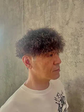 ショート パーマ メンズ 💈メンズパーマ の神様💈よしやのヘアスタイル