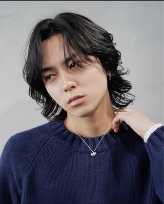 ミディアム パーマ 似合わせパーマ🔥 河浪  大智のヘアスタイル