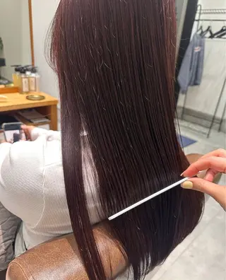 ロング カラー 黒阪 なみのヘアスタイル