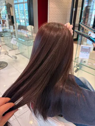 カラー 中山 千優のヘアスタイル
