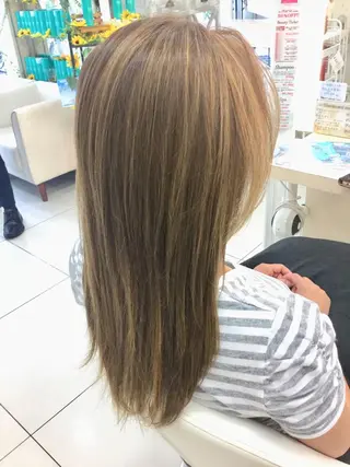 ロング カラー Ash 山田 勇太のヘアスタイル