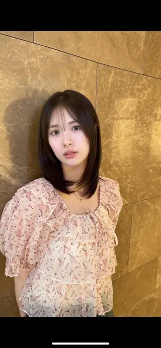 ミディアム カラー ✨髪質改善✨美髪 矯正🫧小泉のヘアスタイル