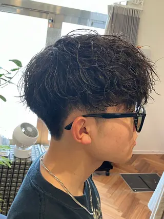 ショート パーマ メンズ メンズ/ケアパーマ /hayashiのヘアスタイル