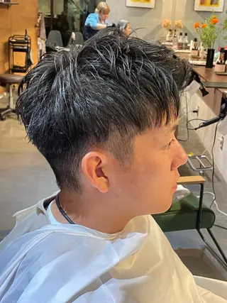 ショート メンズ Reny所属・梅田 陸のヘアスタイル