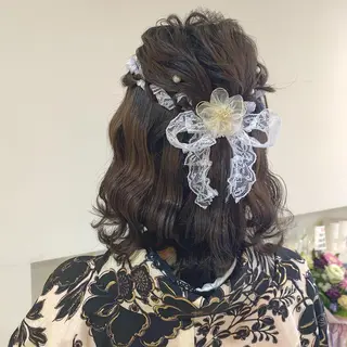 ヘアアレンジ 顔まわり‎🤍小顔 カット🤍みさきのヘアスタイル