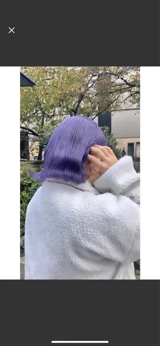 ミディアム ブリーチ　BAM BIのヘアスタイル