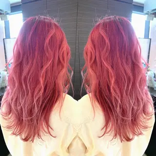 セミロング カラー ヘアアレンジ Merci メルシー 福岡、今泉のヘアスタイル