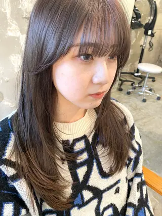 ロング カラー 藤野 けいごのヘアスタイル