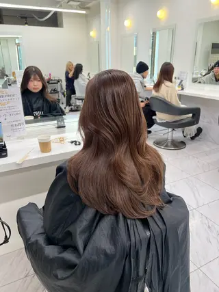 ロング カラー 韓国レイヤーカット /REIのヘアスタイル