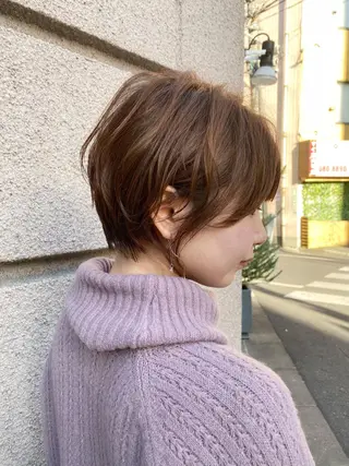 ショート パーマ 美髪❣️縮毛矯正/ 髪質改善✨/山本のヘアスタイル
