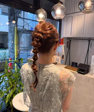 ロング ヘアアレンジ わださこ ひなこのヘアスタイル