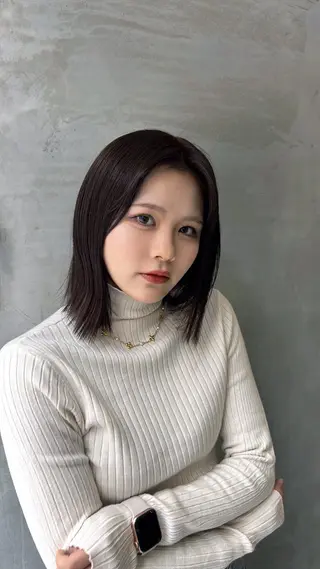ショート カラー GARTE所属・巻ける縮毛矯正 艶カラー/れむのヘアスタイル