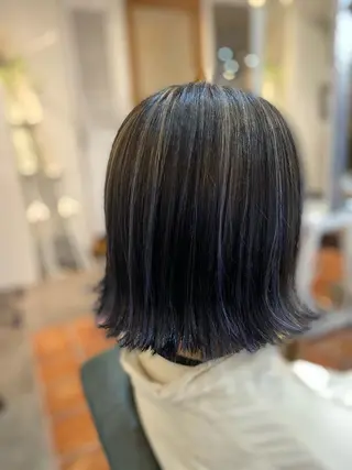 ミディアム カラー ハイブリッド美容師！ 藤井 俊壮のヘアスタイル