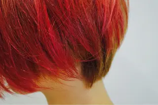 ショート カラー テラモト カズヨシのヘアスタイル