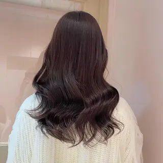 セミロング マホ/日吉/髪質改善 /レイヤー/ガーリーのヘアスタイル