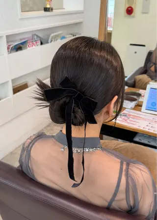 ヘアアレンジ 🎀ハイトーン/ ボブ/あやか🎀のヘアスタイル