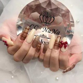 ネイル CC  NaNa ワンホンネイル🌙Nのネイルデザイン