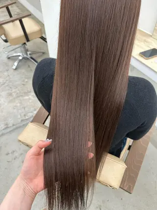 ロング カラー 🌼透明感艶カラー オリーブ🌼河村咲のヘアスタイル