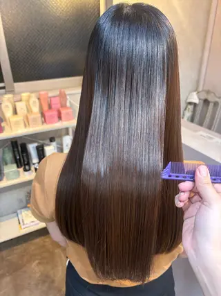 セミロング ar clip表参道所属・💜髪質改善/ 艶カラー/ミナ🩷のヘアスタイル