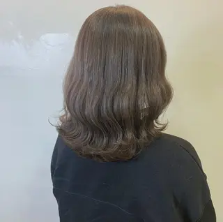 ミディアム カラー 天王寺ハイトーン rinkaのヘアスタイル