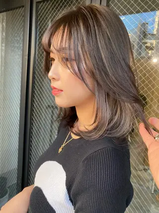 ミディアム カラー パーマ ヘアアレンジ メンズ キッズ ネイル マツエク・マツパ アイブロウ foi. フォワ所属・🇰🇷韓国トレンド ヘア🇰🇷高田のヘアスタイル