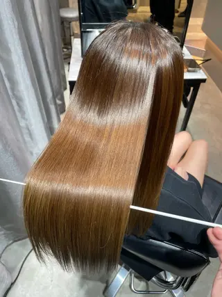 セミロング 縮毛矯正/髪質改善 ヒカルのヘアスタイル