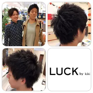 ショート ミディアム セミロング ロング カラー パーマ メンズ キッズ 中村 卓也のヘアスタイル