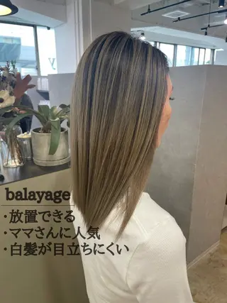 セミロング 心斎橋/海外レイヤー 募集中三好玲奈のヘアスタイル