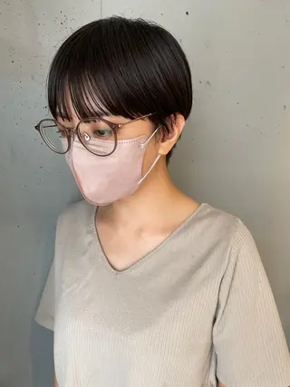 ショート ZOA classic hair所属・東 みのりのヘアスタイル