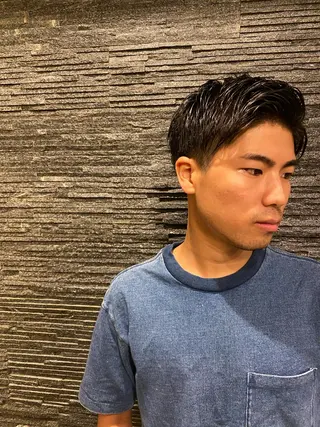 ショート ヒロ銀座所属・牧 颯斗のヘアスタイル