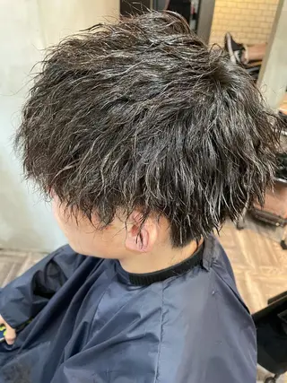 ショート パーマ La fith 店長 城谷颯人のヘアスタイル