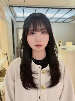 ロング 毛流れレイヤーカット Yudaiのヘアスタイル