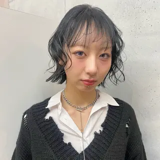 ミディアム カコ/レイヤーカット ヘアアレンジのヘアスタイル